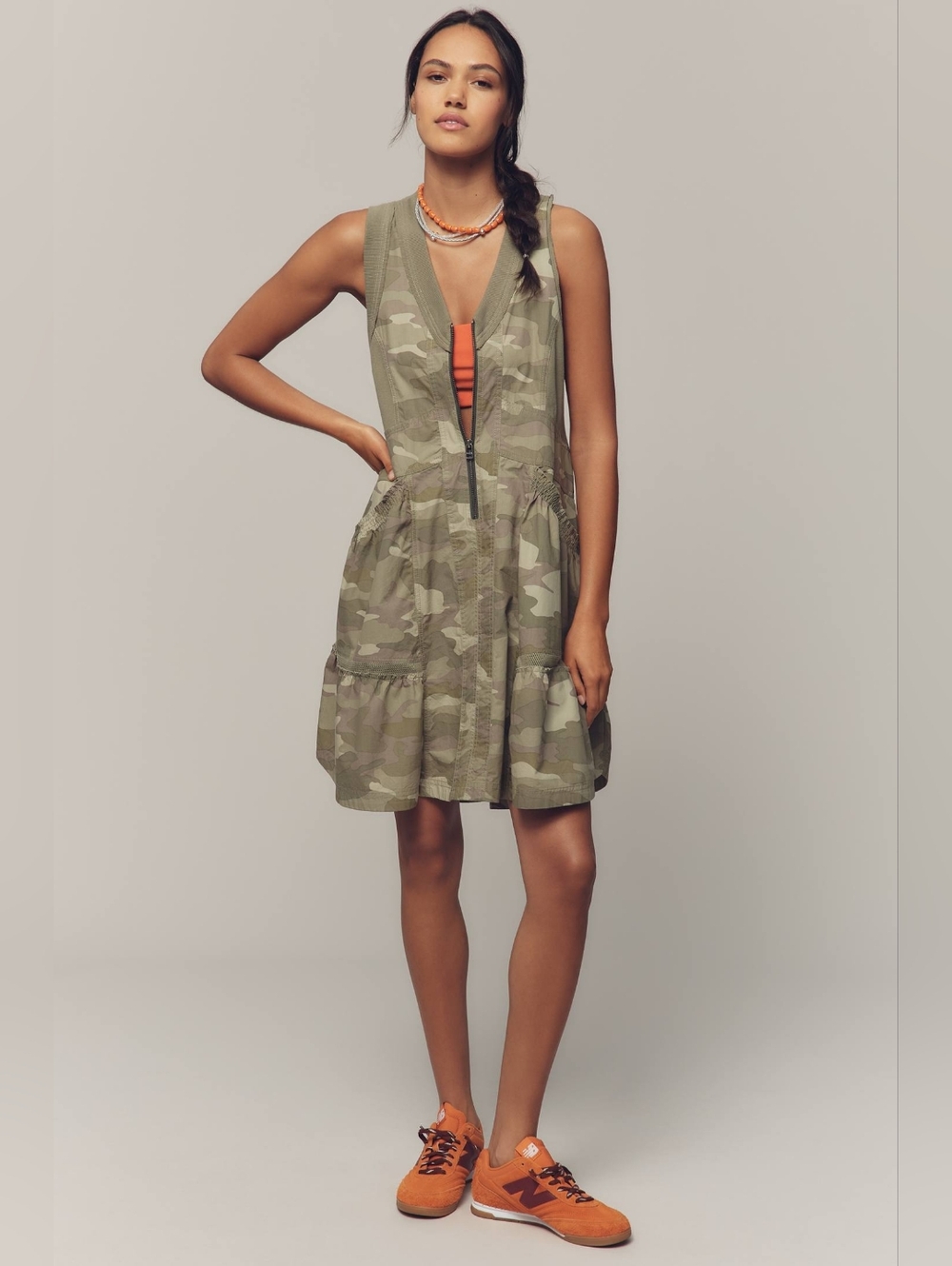 Anthropologie Daily Practice Trek Utility Mini Dress XS NWOT